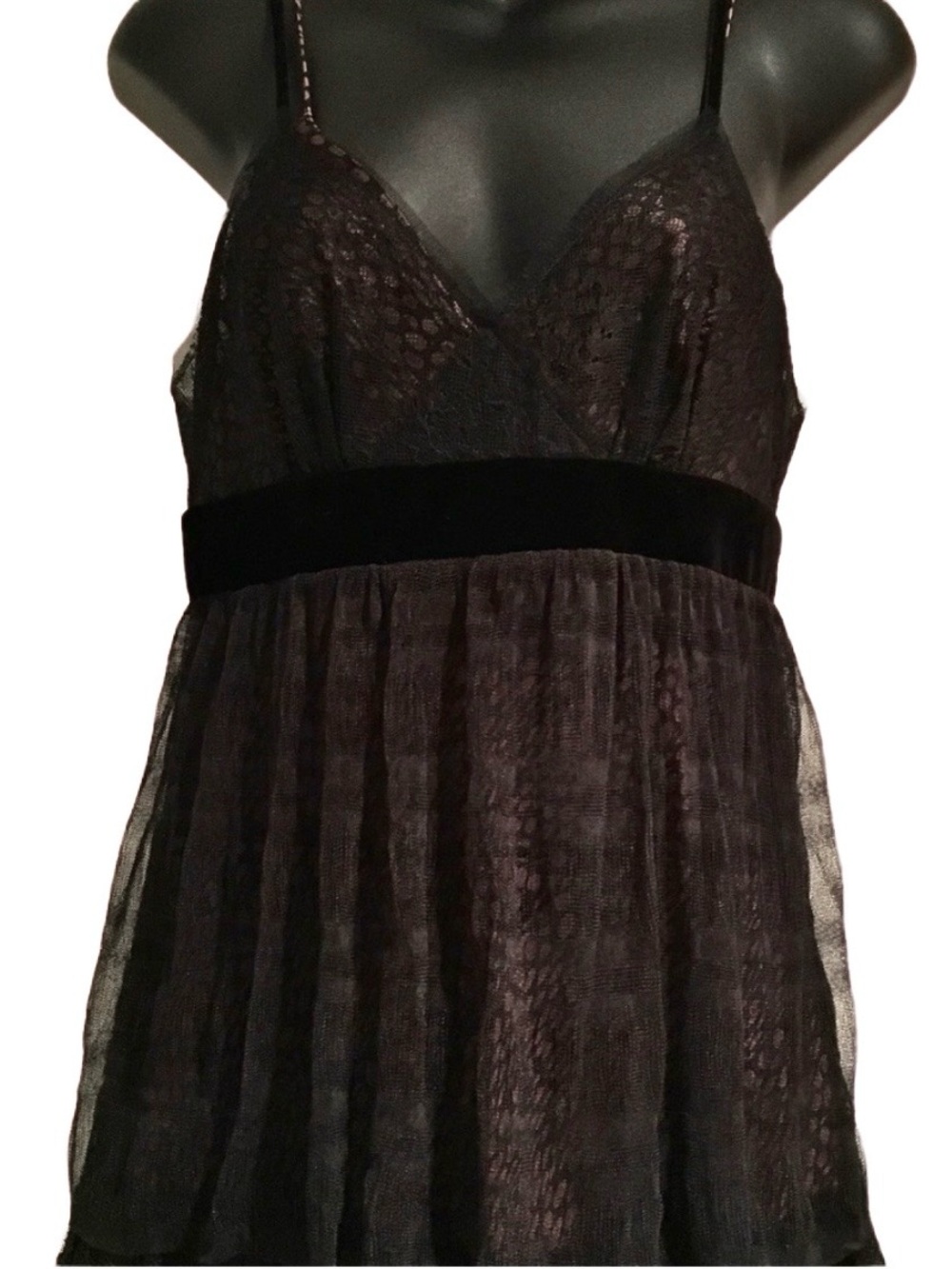 La Perla Tiered Lace Slip Dress Black Pink Silk Lingerie-Inspired Runway Gown 8 - Picture 6 of 16